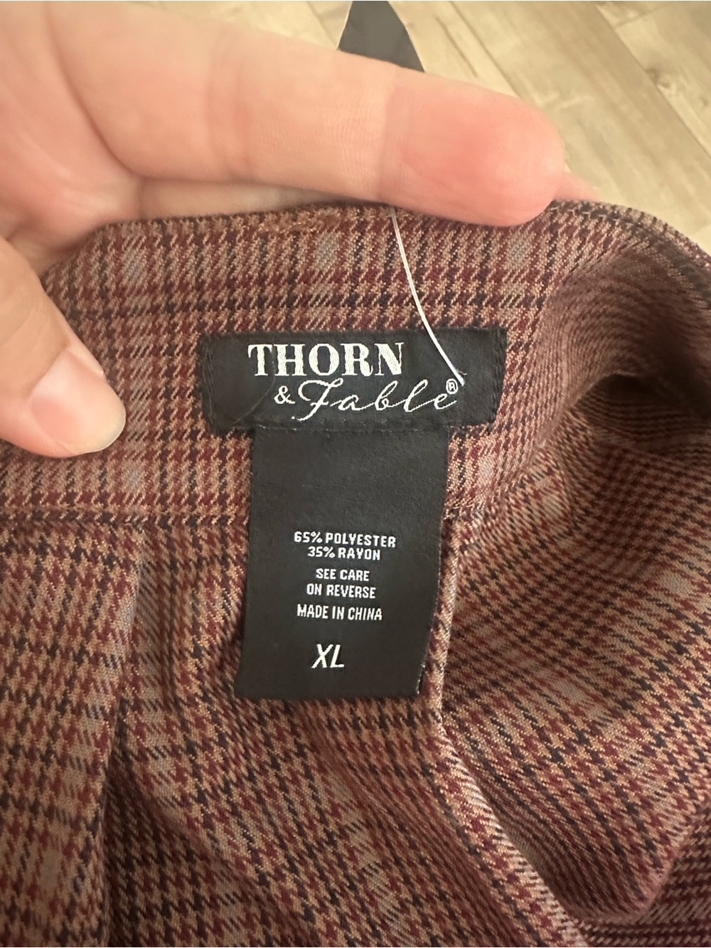 NWT Hot Topic Thorn & Fable Brown Plaid Belted Pleated Mini Skirt Sz XL - Picture 5 of 6